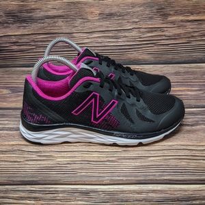 New Balance 790v6 Black & Pink Running Shoes sz 7